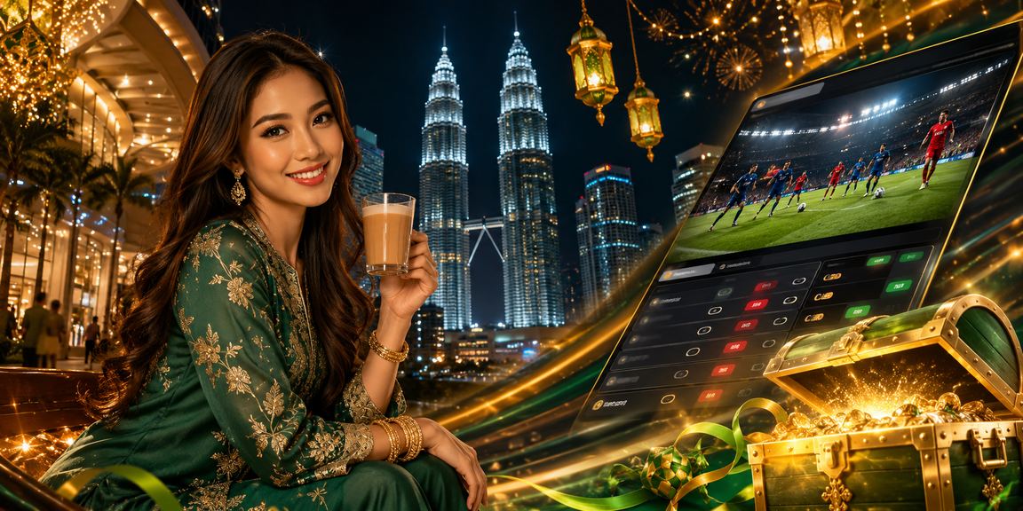 Suasana permainan kasino langsung ketika perayaan Hari Raya di Kuala Lumpur pada platform arm64
